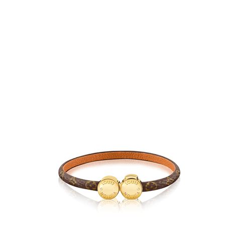 louis vuitton leather bracelet womens